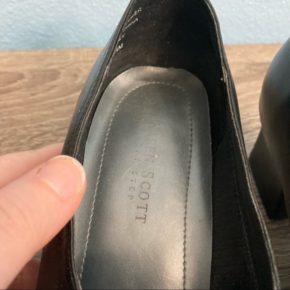 Karen Scott Black MaryJanes - Size US 8.5 - square toe - Picture 7 of 11